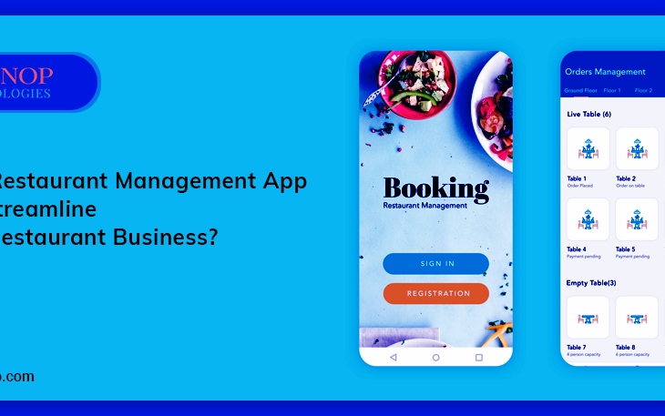 Restaurant management app