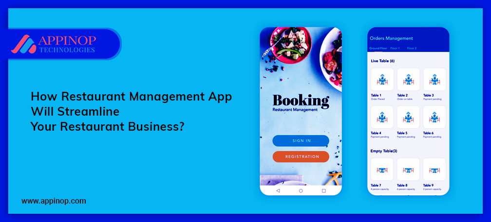Restaurant management app