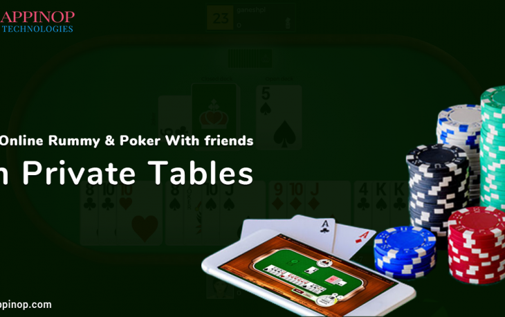 Play Online Rummy Poker With Friends on Private Tables