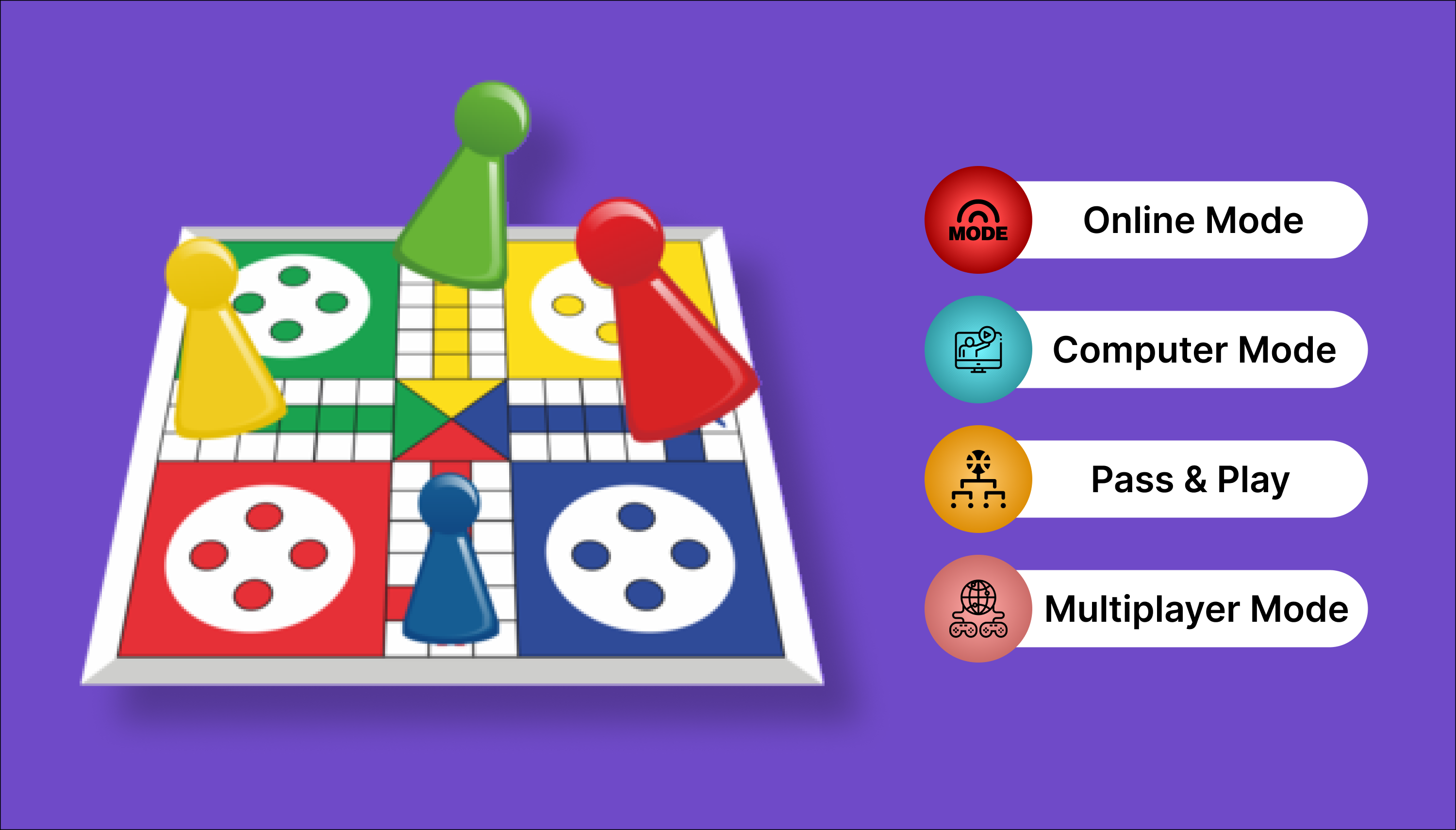 Modes of Ludo Games Developed by Appinop Technologies